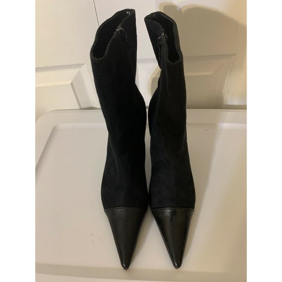 Classique Women’s Sz 9M Black Boots 4in‎ Heels - Picture 1 of 11